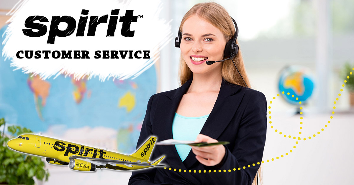imagen de servicio al cliente de Spirit Airlines